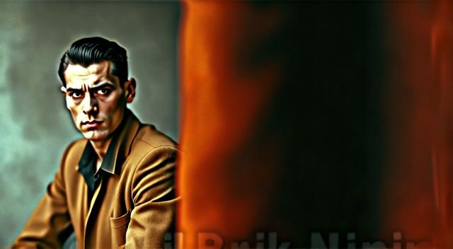 AI portrait of bold head Vladimir Mayakovsky