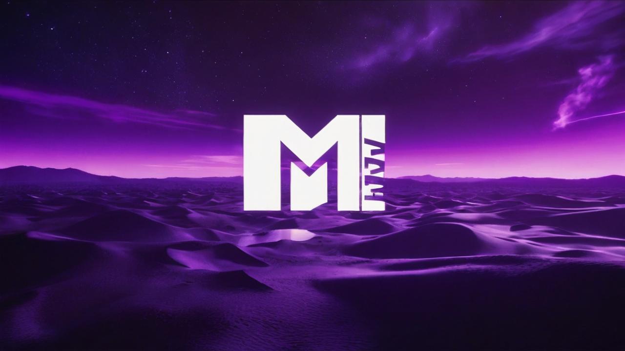 mtv id, in purple tones, purple colors