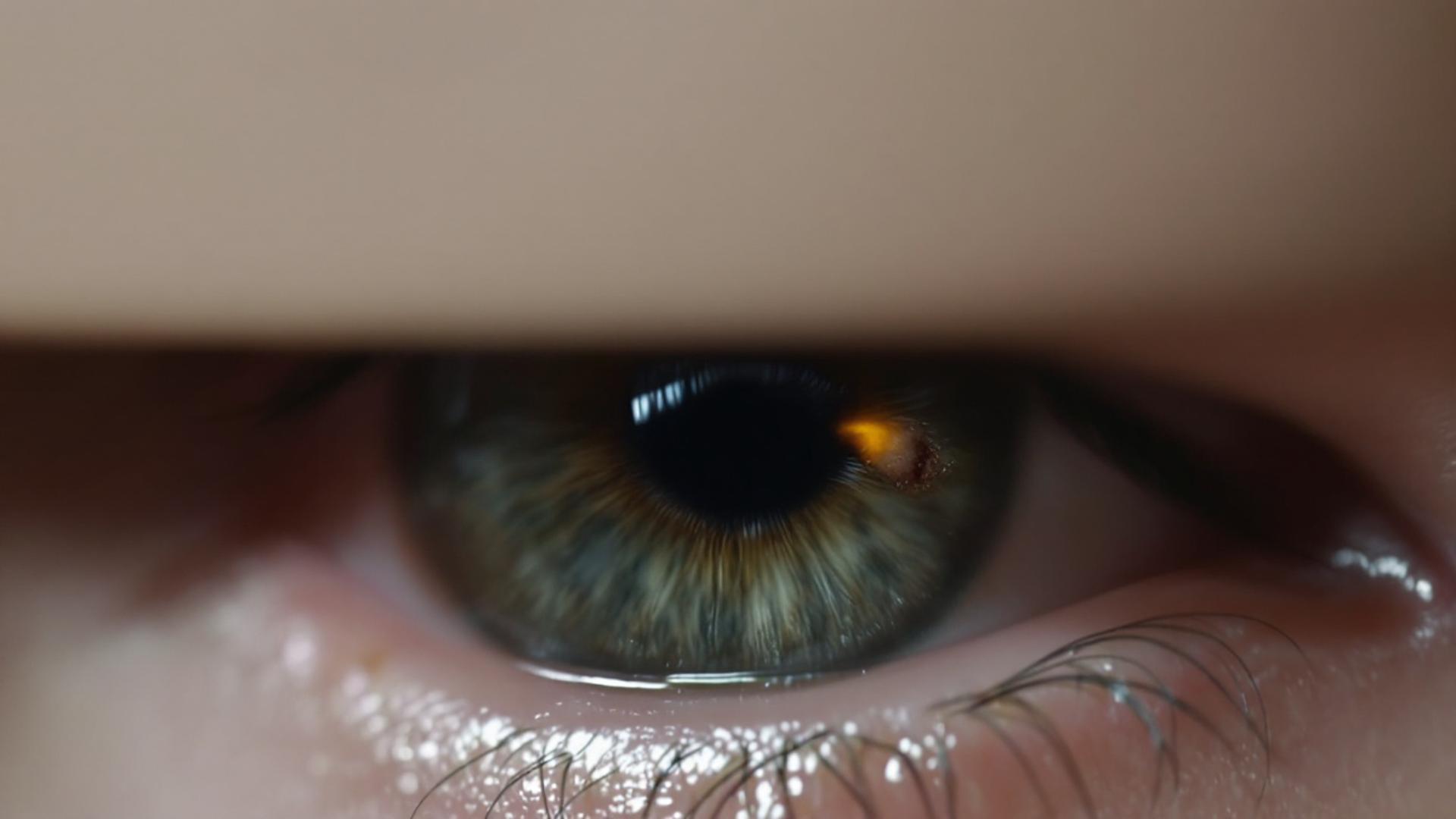 Human eye, extreme close up