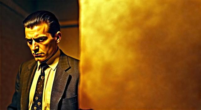 AI portrait of bold head Vladimir Mayakovsky