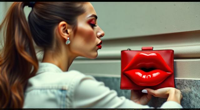 Сценарии
Конечно! Вот идея сюжета для Reels с красной сумкой Prada с изображением губ — динамичного, стильного и запоминающегося видео:

---

Сюжет: "Губы, которые говорят за тебя"

Длительность: 15-30 секунд

Кадры:

1. Начало: Крупный план красной сумки Prada с губами на фоне нейтральной стены или зеркала. Камера медленно приближается.

2. Перемена образа: Девушка берёт сумку в руки, на ней простой базовый наряд (например, белая футболка и джинсы).

3. Магия губ: Девушка открывает сумку, и из неё словно «вырываются» анимационные губы (или эффект на экране — всплывающие красные губы и блеск).

4. Трансформация: В момент, когда сумка «говорит», девушка меняет образ — надевает яркий красный помадный оттенок, стильное пальто или платье, и уверенно идёт по улице.

5. Финал: Девушка улыбается в камеру, делает лёгкий поцелуй в объектив (символично губами), а сумка сияет на плече.

Текст/Надписи:

• В начале: «Когда твоя сумка говорит за тебя… 💋»

• В конце: «Prada Lips — стиль, который не молчит.»

Музыка: Энергичный трек с модным ритмом, например, что-то в стиле поп или фанк, чтобы подчеркнуть игривость и уверенность.

, in red tones, red colors