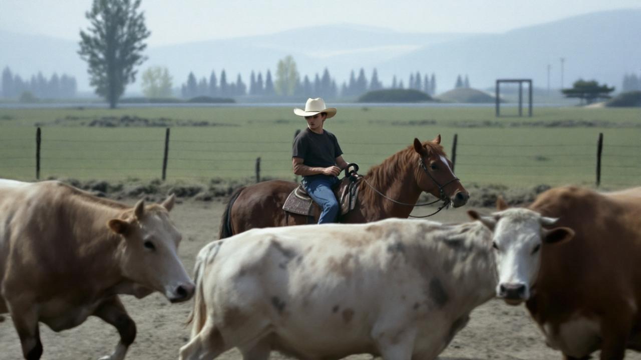 Sky, Horse, Ecoregionhow to ai, Vertebrate, Working animal, Natural environment, Mammal, Grassland, Atmospheric phenomenon, Tree