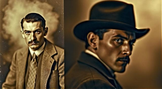 AI portrait of Vladimir Mayakovsky