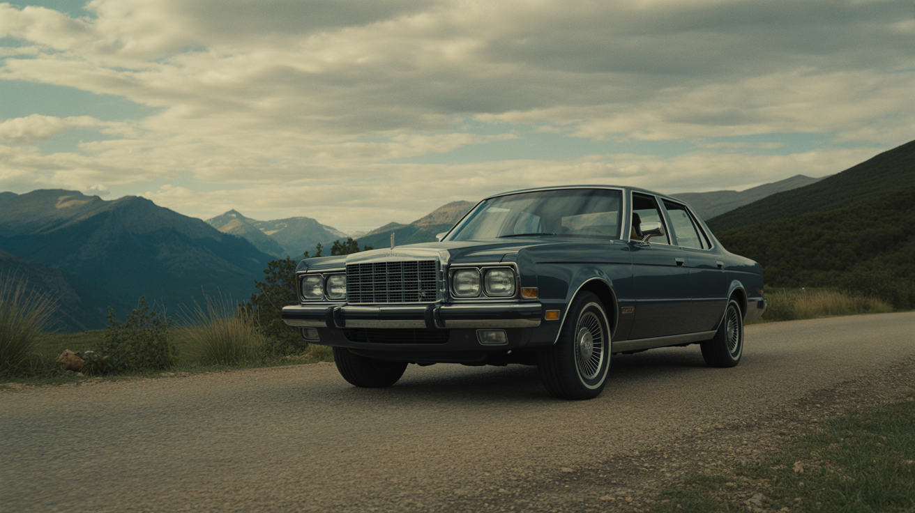 car in the mountains