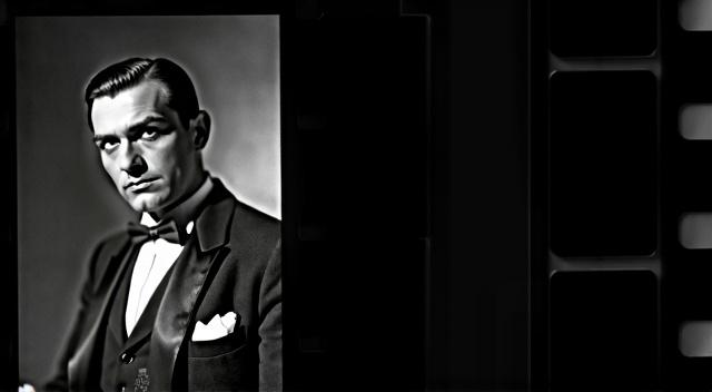 AI portrait of bold head Vladimir Mayakovsky
