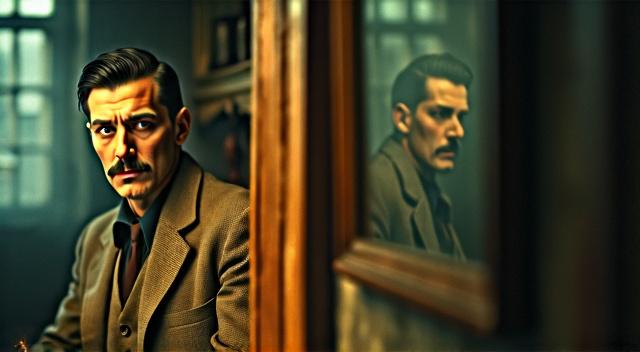 AI portrait of Mayakovsky