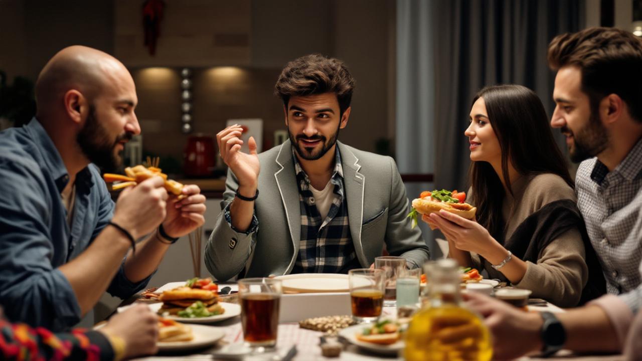 Meal, Conversation, Eating, Dinner, Restaurant, Human, Supper, Friendship, Interaction, Fun