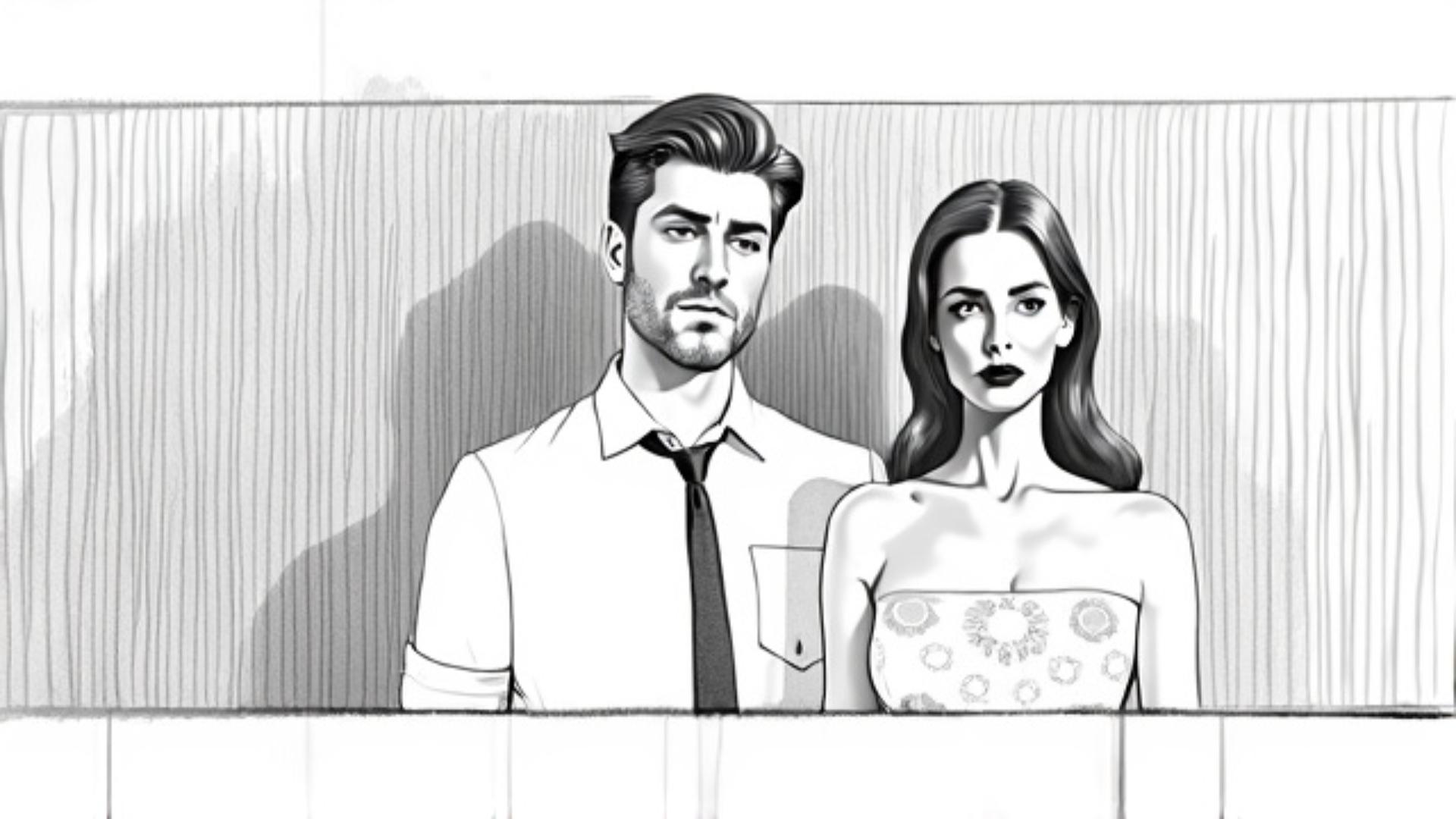 man and woman