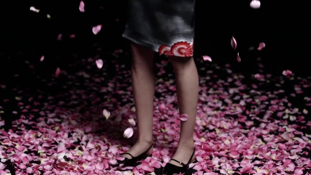 Video Reference N1: Shorts, Leg, Plant, People in nature, Flash photography, Dress, Pink, Thigh, Petal, Knee