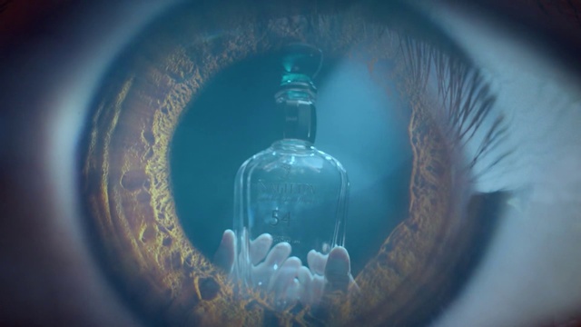 Video Reference N1: Liquid, Bottle, Azure, Fluid, Organism, Aqua, Glass bottle, Gas, Water, Electric blue