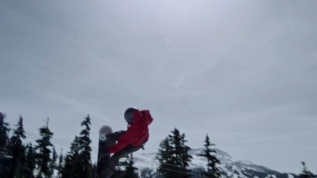 Video Reference N2: Snow, Winter, Sky, Geological phenomenon, Freezing, Tree, Cloud, Fun, Slopestyle, Hill station
