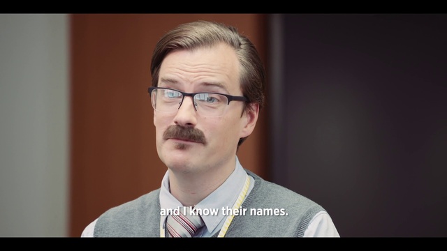 Video Reference N5: Face, Eyewear, Forehead, Glasses, Chin, Moustache, Cheek, Facial hair, Human, Vision care