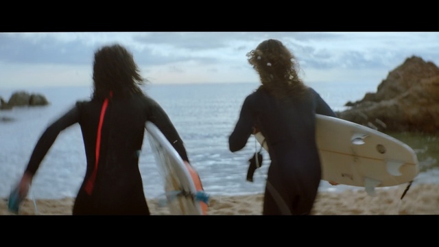 Video Reference N0: Surfing Equipment, Surfboard, Surfing, Boardsport, Wetsuit, Surface water sports, Skimboarding, Fun, Wave, Sky