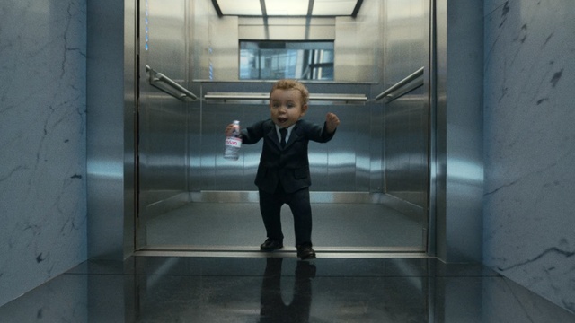 Video Reference N1: Standing, Snapshot, Elevator, Glass, Architecture, Door, Daylighting, Screenshot, Reflection, Metal, Person, Building, Cabinet, Indoor, Front, Refrigerator, Looking, Man, Young, Floor, Large, Display, Holding, Gate, Train, Kitchen, Bus, Clothing, Toddler, Boy, Human face, Child, Footwear