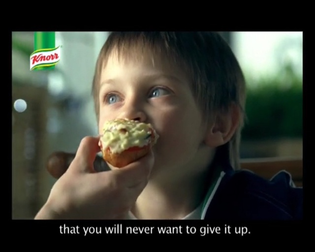 Video Reference N1: Junk food, Eating, Nose, Food, Mouth, Child, Smile, Fast food, Fun, Photo caption, Person