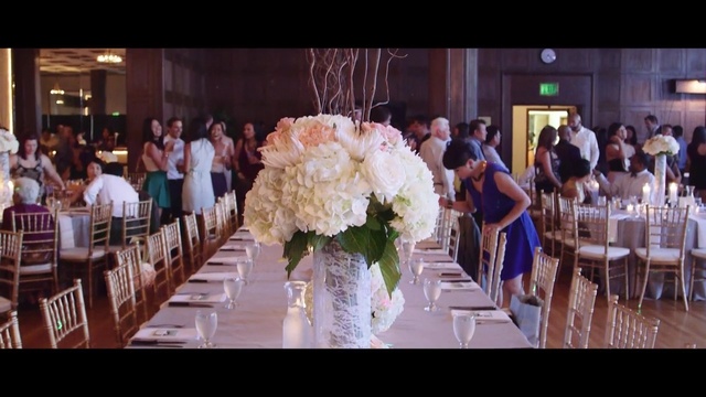 Video Reference N5: flower, function hall, ceremony, flower arranging, event, aisle, floristry, wedding, wedding reception, bride