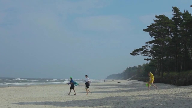 Video Reference N4: Beach, Shore, Coast, Atmospheric phenomenon, Ocean, Sea, Sky, Vacation, Coastal and oceanic landforms, Sand