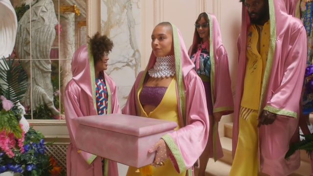 Video Reference N4: Pink, Room, Barbie, Event, Temple, Magenta, Person