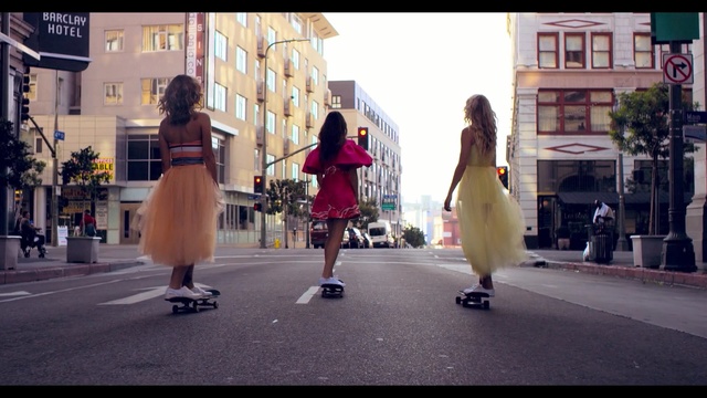 Video Reference N0: road, footwear, infrastructure, street, urban area, dress, snapshot, pedestrian, city, girl, Person