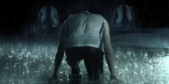 Video Reference N4: Darkness, Atmospheric phenomenon, Rain, Water, Fiction, Standing, Human, Atmosphere, Organism, Muscle