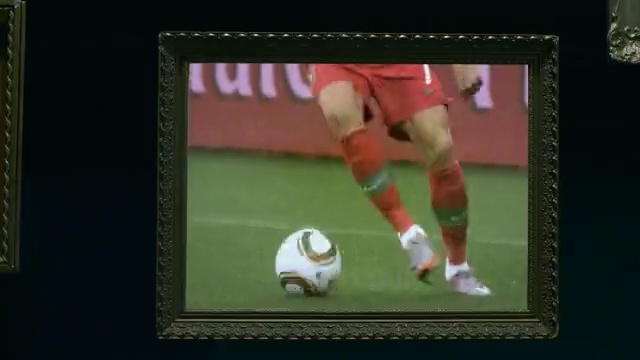 Video Reference N0: player, red, games, football player, text, ball, technology, play, picture frame, football