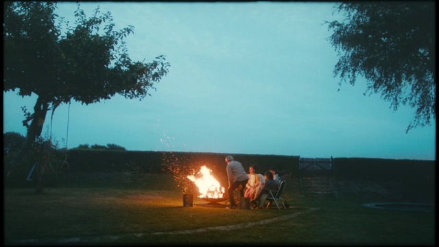 Video Reference N0: Heat, Campfire, Sky, Bonfire, Fire, Flame, Tree, Landscape, Horizon, Grass