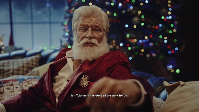Video Reference N0: Santa claus, Christmas, Facial hair, Christmas eve, Beard, Elder, Fictional character, Holiday