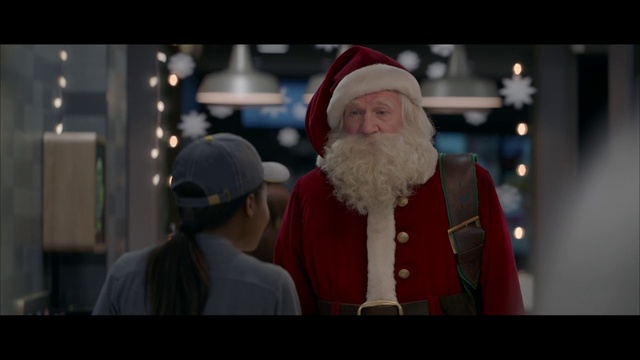 Video Reference N4: Santa claus, Facial hair, Christmas, Beard, Fictional character, Moustache, Holiday, Christmas eve, Screenshot