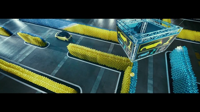 Video Reference N1: Yellow, Green, Stadium, Architecture, Urban design, Sport venue, World, Fictional character