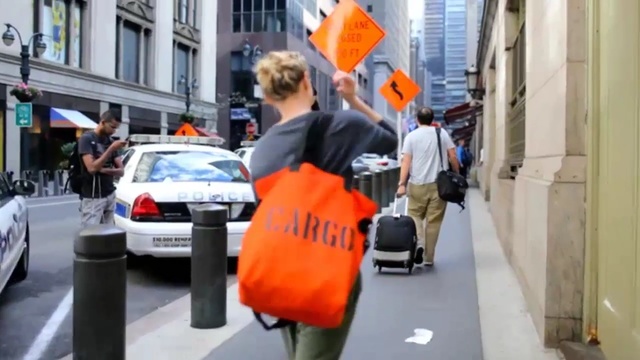 Video Reference N2: Orange, Vehicle, Pedestrian, Car, Taxi, Street fashion, Traffic, City car, Street