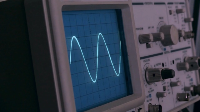 Video Reference N1: Oscilloscope, Technology, Electronics, Electronic device, Room, Screen, Display device