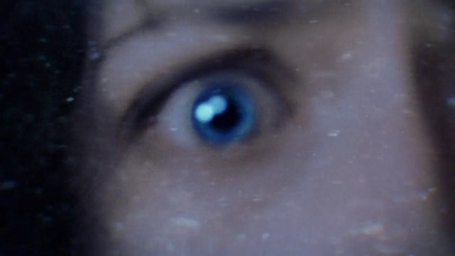 Video Reference N0: Face, Eye, Iris, Blue, Eyebrow, Black, Close-up, Nose, Eyelash, Organ