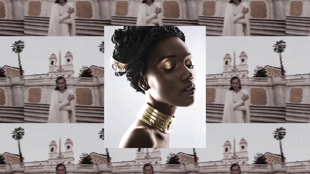 Video Reference N2: Hairstyle, Collage, Art, Photography, Black-and-white, Adaptation, Architecture, Visual arts, Photomontage, Black hair