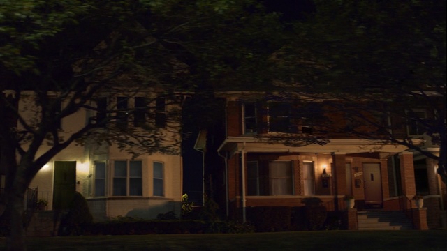 Video Reference N15: Home, House, Night, Lighting, Property, Light, Sky, Tree, Darkness, Building