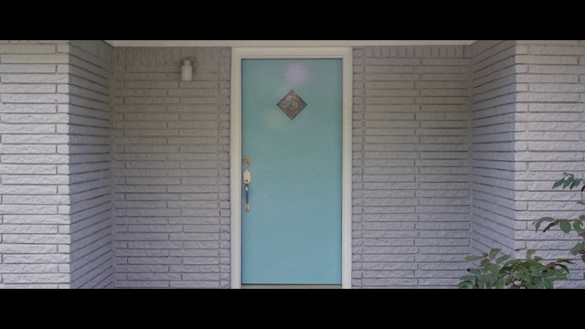 Video Reference N0: Green, Wall, Property, Turquoise, Door, Window, Siding, House, Daylighting, Architecture