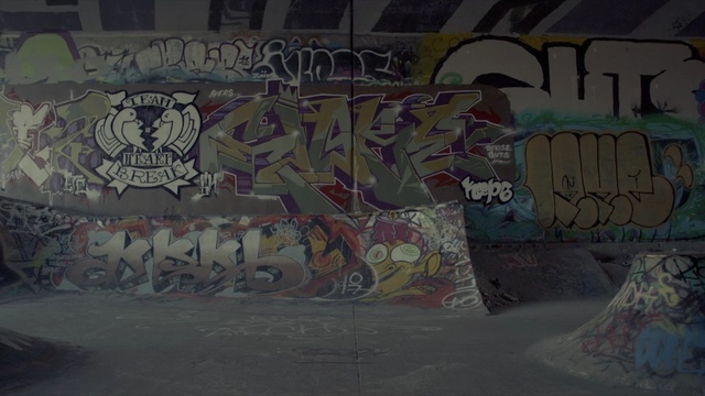 Video Reference N5: graffiti, art, wall, street art, area, mural, visual arts, Person