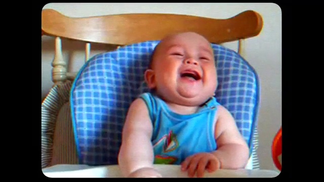 Video Reference N2: Child, Baby, Facial expression, Toddler, Nose, Cheek, Laugh, Smile, Mouth, Fun