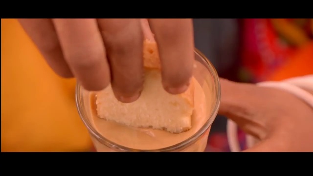 Video Reference N3: Food, Skin, Buttercream, Icing, Finger, Hand, Nail, Cream, Gelato, Drink