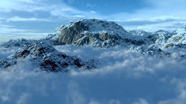 Video Reference N2: Mountainous landforms, Mountain, Mountain range, Sky, Nature, Natural landscape, Snow, Cloud, Blue, Alps