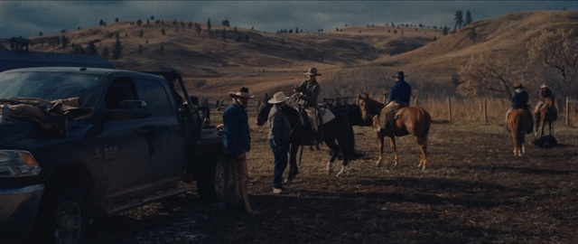 Video Reference N7: Horse, Pack animal, Wrangler, Steppe, Ecoregion, Ranch, Landscape, Mustang horse, Drover, Cowboy, Person