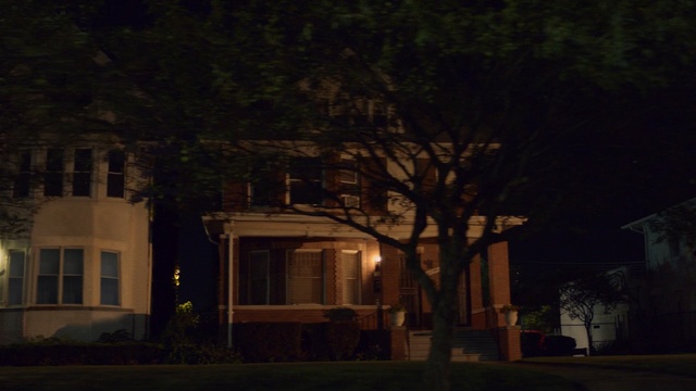 Video Reference N14: Night, Home, House, Light, Lighting, Sky, Tree, Darkness, Midnight, Atmosphere