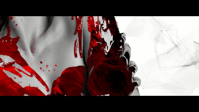 Video Reference N1: red, blood, computer wallpaper, font, fictional character, black and white