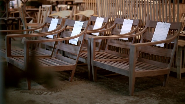 Video Reference N0: Chair, Furniture, Outdoor furniture, Wood, Table, Hardwood, Bench, Person