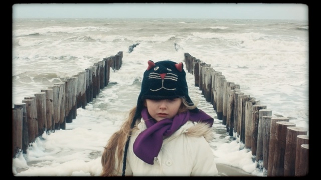 Video Reference N3: snow, winter, freezing, fun, girl, vacation, sea, ice, headgear, cool