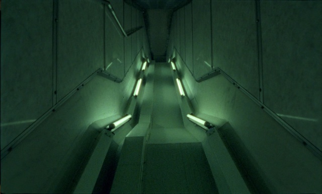 Video Reference N3: Green, Light, Symmetry, Architecture, Line, Infrastructure, Space