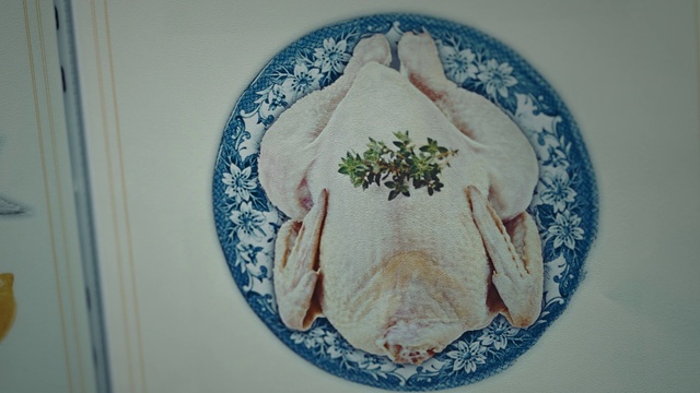 Video Reference N2: Plate, Dish, Dishware, Drunken chicken, Food, Cuisine, Platter, Tableware