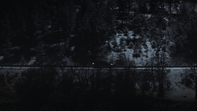 Video Reference N1: Black, Sky, Water, Darkness, Tree, Black-and-white, Light, Night, Reflection, Atmosphere