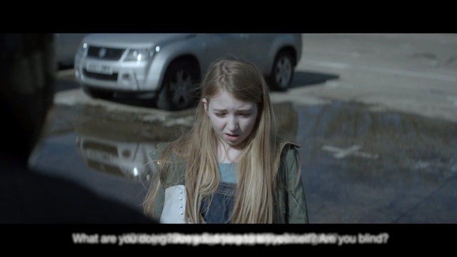 Video Reference N4: car, mode of transport, vehicle, screenshot, girl, photo caption, family car, city car, Person