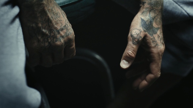 Video Reference N12: hand, finger, darkness, arm, human, tattoo, Person