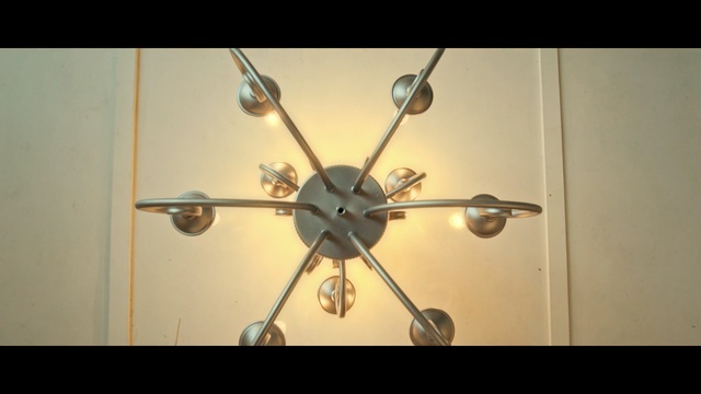 Video Reference N1: light fixture, lighting, metal, chandelier, mechanical fan, ceiling, ceiling fan, angle, lamp